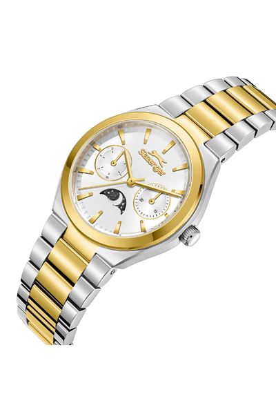 Slazenger Women's Multifunction Silver Dial Watch - SL.9.2468.4.05