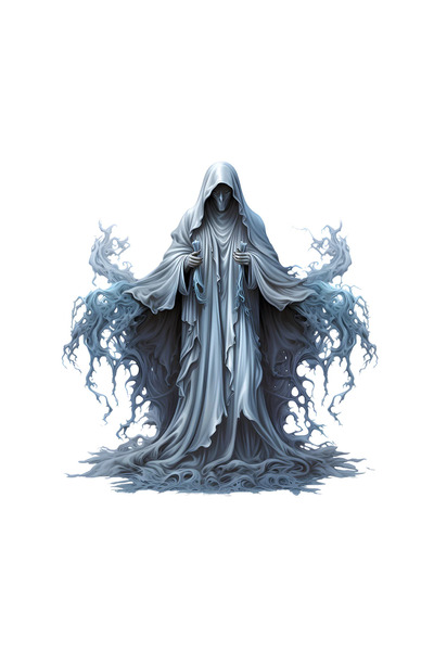 INOVATIX Set de 8 autocolante de Halloween cu Fantoma Norilor, INOVATIX®. 6 cm