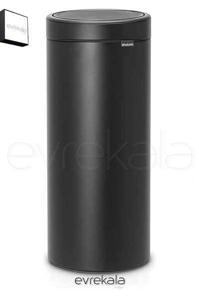 Brabantia Dokunmatik Çöp Kutusu Evrekala Çöp Kovası 30 Lt Yeni Siyah -Özel Ev...