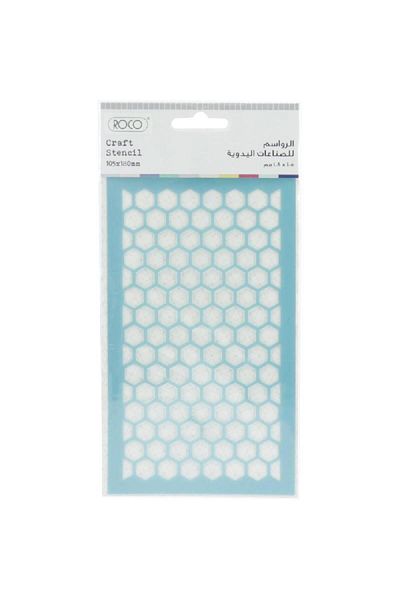 Roco Design Stencils Honeycomb Plastic