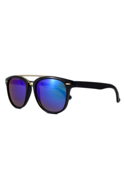 THEICONIC Ochelari de soare Wayfarer Passenger X Albastru - reflexii si Negru