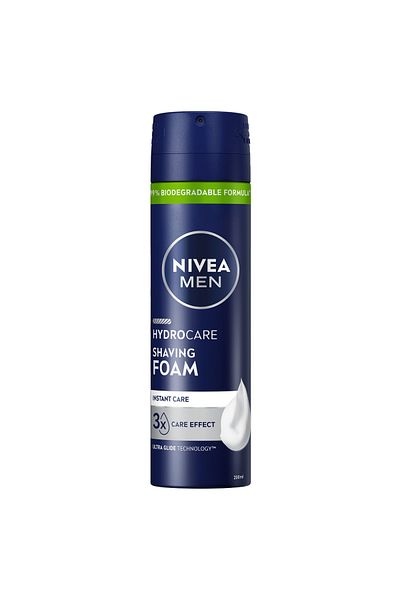 NIVEA NIVEA MEN Protect & Care Shaving Foam, Aloe Vera & Provitamin B5, 200ml