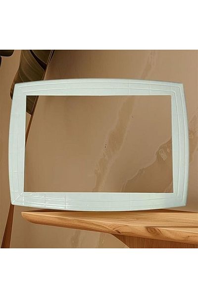 Gerenic High Quality Plastic Ready-Made Air Conditioner Frame Dust and Insect Protection Decoration 24"