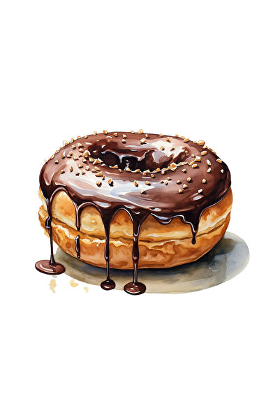 INOVATIX Set de 8 piese, autocolant gogoașă cu ciocolată și alune, INOVATIX®....