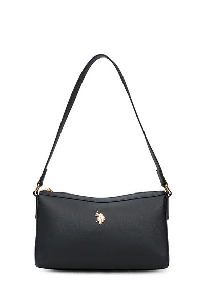 U.S. Polo Assn. Geantă neagră de umăr pentru femei Us25582