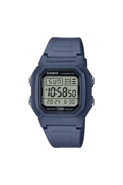 Casio CASIO Men's Digital Blue Dial Watch - W-800H-2AVDF