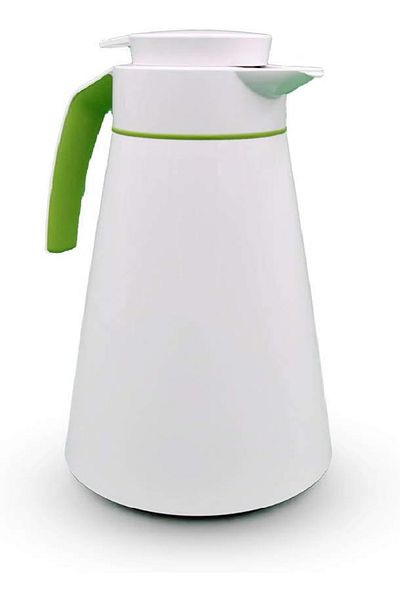 emsa Cone Quick Tip Vacuum Flask, 1.5L, White/Green – Stylish, Fresh & Functional