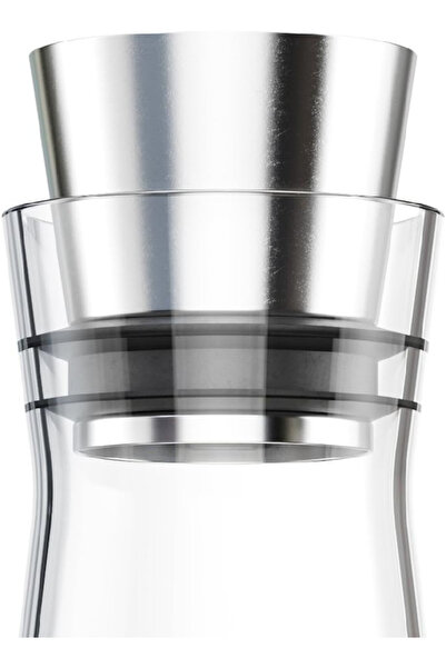 emsa Flow Cooling Carafe 1L – Glass & Stainless Steel, Elegant Design