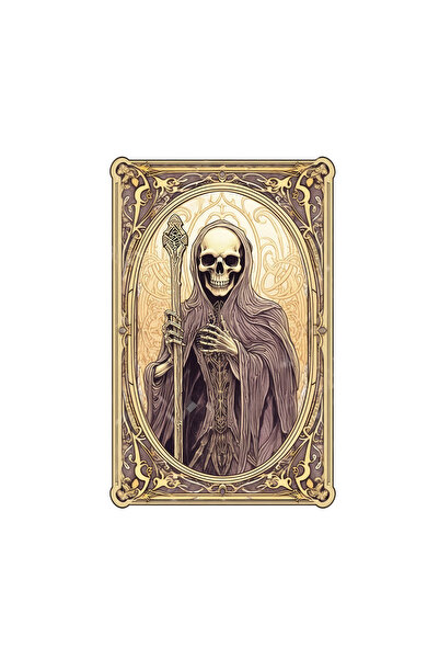 INOVATIX Set de 8 piese, autocolant Tarot Halloween Moartea Râzând, INOVATIX®...