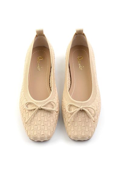 Bambi Beige Women's Ballerina Ballerina K01327012882