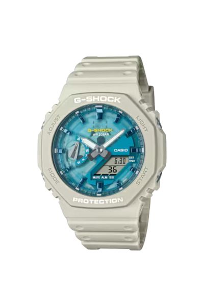 G-SHOCK Men's Analog-Digital Blue Dial Watch - GA-2100AS-5ADR