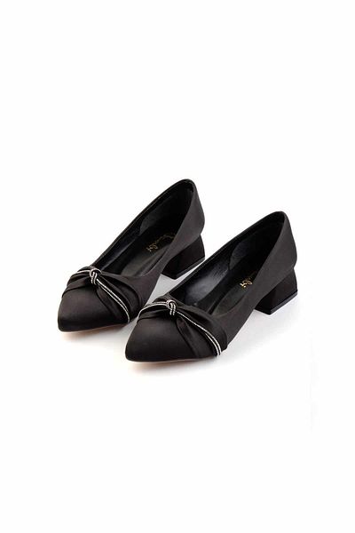 Bambi Pantofi clasici cu toc pentru femei negru mat K 01039100238