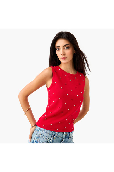Iconic Crystal Knit Top