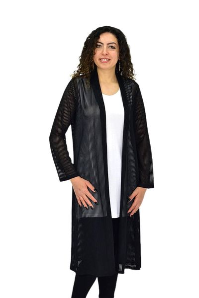 papilla Women's Mesh Long Sleeve Cardigan Bgl-St04664
