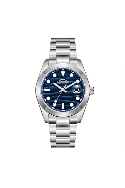 Slazenger Men's Date Dark Blue Dial Watch - SL.9.2491.1.01