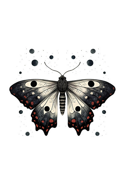 INOVATIX Set de 8 bucăți, autocolant fluture Odin, INOVATIX®. 6 cm