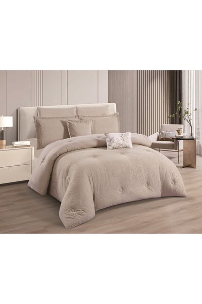 HOURS Horse Navren 8-piece Jacquard Duvet Set with a Modern and Distinctive Pattern Serena-003