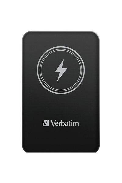 Verbatim Power Bank Verbatim 5.000mAh Charge'n'Go BlackMagnetic Wireless