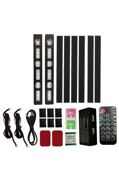 Generic مصباح إضاءة A13 Starlight لإضاءة محيط القدمين بمنفذ USB LED - تحكم صوتي، 7 ألوان