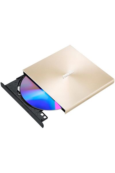 ASUS Unitate optică externă Asus SDRW-08U8M-U ultraslim, DVD writer 8X, USB Type C, Gold