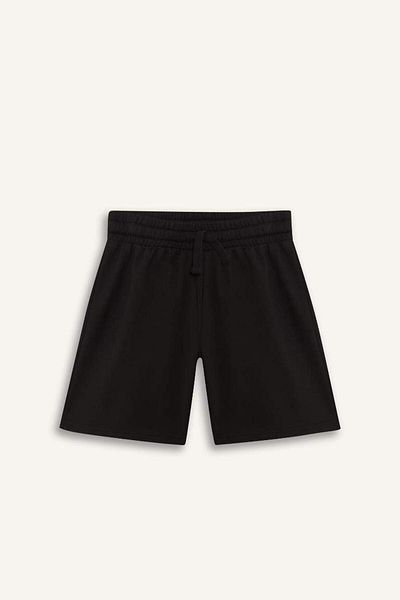 DeFacto New Season Girls' Relax Fit Basic Plain Shorts with Elastic Waist