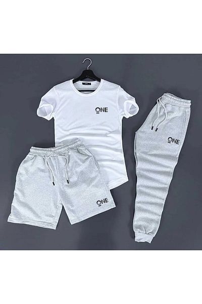Syndra One Printed Unisex Summer Tracksuit-Shorts and T-Shirt Combination