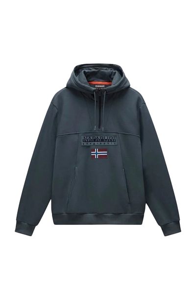Napapijri Burgee Hzh 2.0 Men's Green Sweatshirt