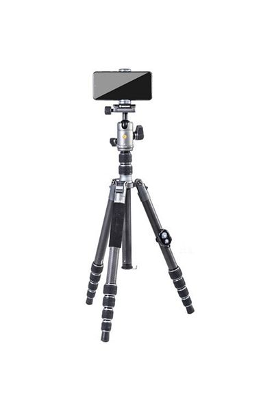 Vanguard Vanguard VEO 3 GO 265HCB Photo-Video Tripod for Phones Carbon Fiber, Black/Grey