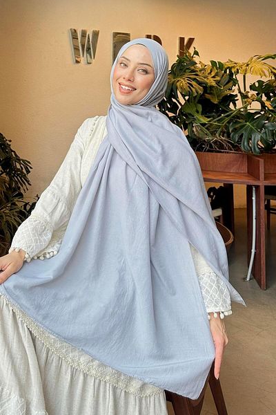 lamelif Comfort Cotton Shawl Gray