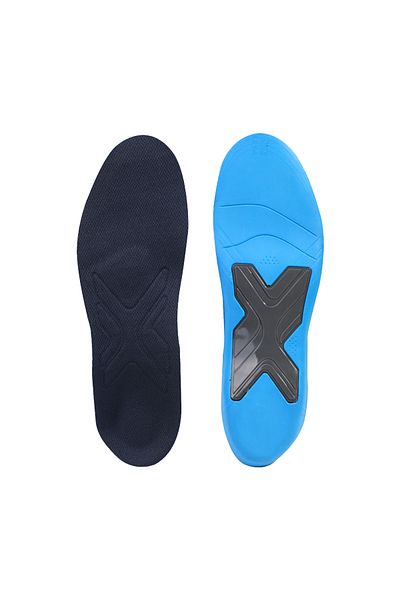 zenifique Set of 2 Zenifique® Orthopedic Insoles, Made of Rubber, with Flatfoot Support, Size 42-46