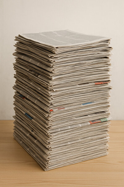 Özkan Ambalaj Temizlik 5 Kilogram Okunmamış Eski Gazete ( Tabak Eşya Sarma Ca...