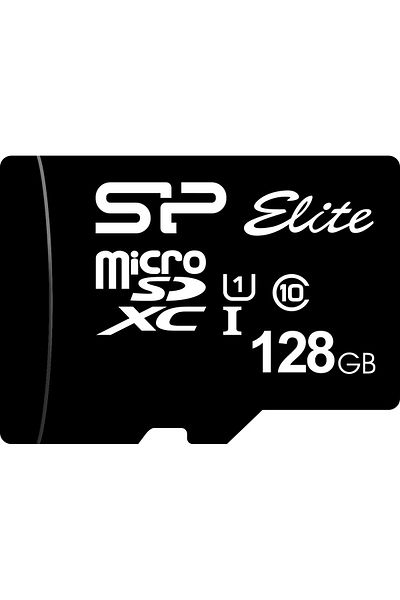 Silicon Power Card de memorie Silicon Power MicroSDHX 128GB, Elite, UHS-I, adaptor SD