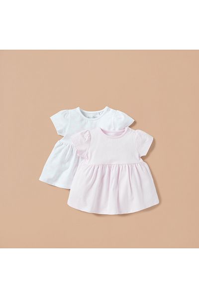 Juniors Solid A-line Dress - Set of 2