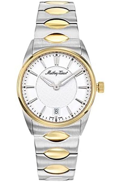Mathey-Tissot Casual Watch D791BI, White, bracelet