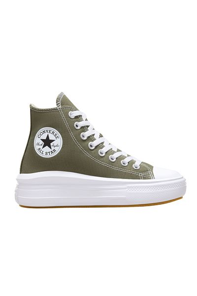 converse Dámské khaki ležérní tenisky Chuck Taylor All Star Move Platform A08295c