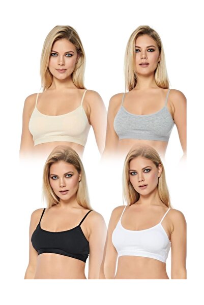 Ersoy Πακέτο 4 τεμαχίων πολυτελείας μπουστάκι με αφαιρούμενο λουράκι από σχοι...