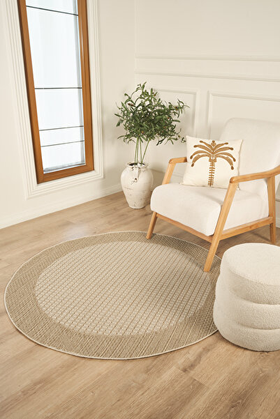 venucci home & living Larin Modern Sisal Jüt Toz Vermez Balkon Bahçe Mutfak K...