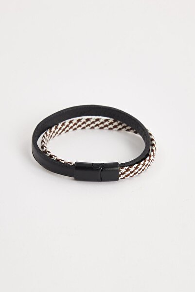 Tudors Erkek Hakiki Deri Bileklik