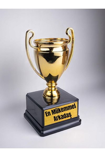 lili hediyelik The Best Perfect Friend Printed Award Achievement Championship Trophy