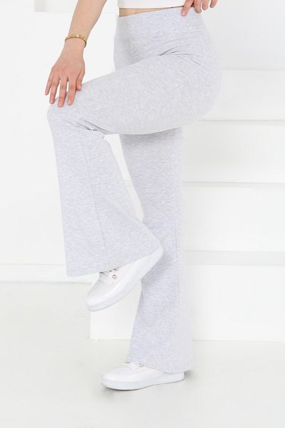 TOFİSA Spanish Leg Sweatpants Gray - 27228