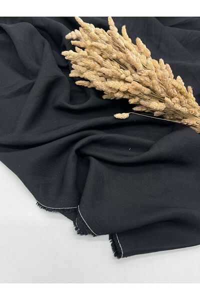 Kumaş Sevdası Διαγώνια μαύρη βισκόζη φλούμπα