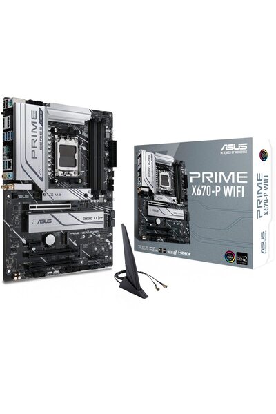 ASUS PRIME X670-P WIFI motherboard, Socket AM5