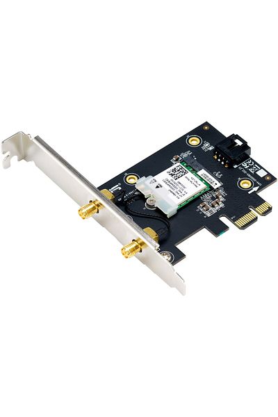 ASUS Placa de retea ASUS PCE-AX1800 AX1800, Dual-Band, Wi-Fi 6, PCIe, Bluetooth 5.2