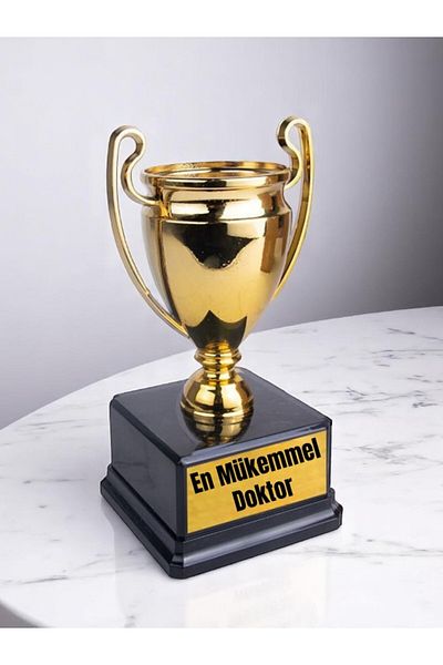 lili hediyelik The Best Perfect Doctor Printed Award Achievement Championship Trophy
