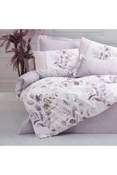 Cotton Box Lenjerie pat dublu bumbac 100% ranforce, Cotton Box, Nadia Lila