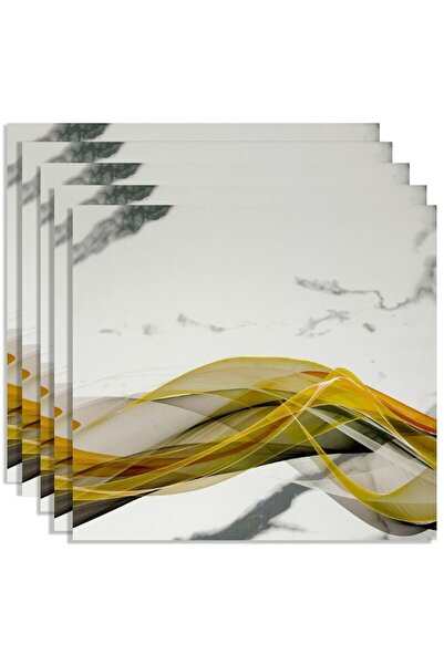 HOZRO Set 10 x Placi imitatie Marmura autoadezive HOZRO, Model premium, pentru pereti, acopera o suprafata