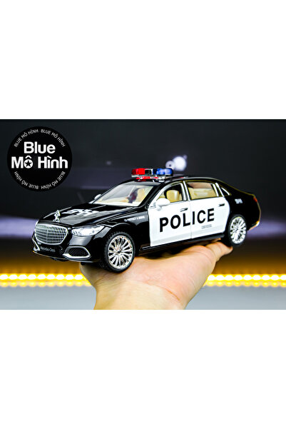 tmtoysandmore Mercedes Benz Maybach S680 Polis Diecast 1:24 Büyük Boy Metal A...