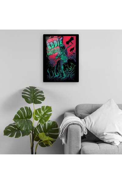 Pixxa Stranger Things Eddie Munson Metallica Metal Tablo Model 4