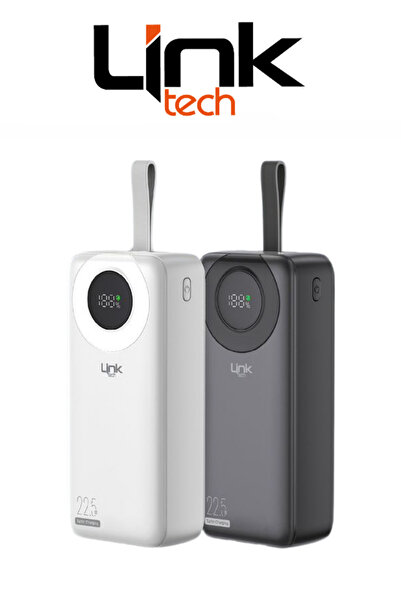 Linktech P223 Dijital Göstergeli 30.000 mAh 22.5W PD Hızlı Şarj Özellikli Powerbank