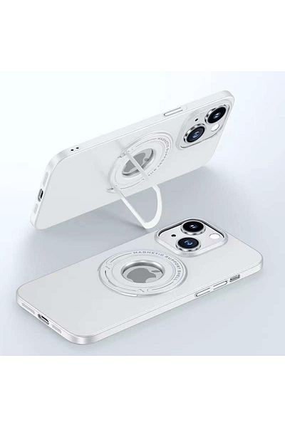 Generic Luxury iPhone 14 Pro Back Cover with MagSafe Charging & Invisible Kickstand
